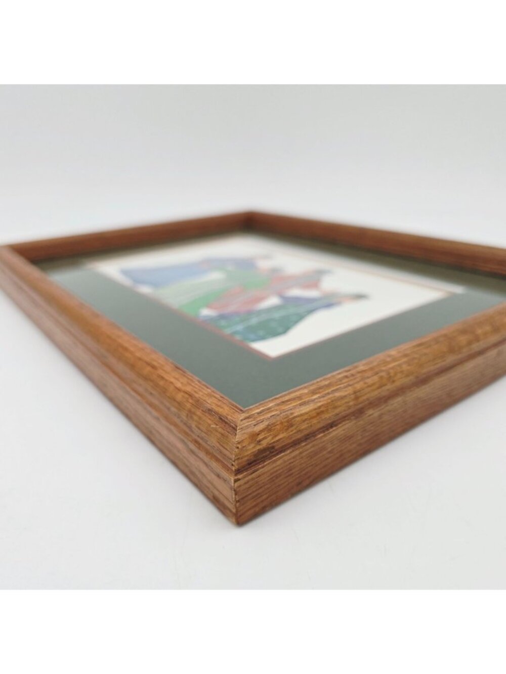 Framed Virginia Stroud Signed 1984 Native American Women Art Print - Picture 11 of 13